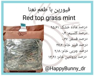 علوفه بسته‌ ای فیورین با طعم نعنا
