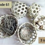 سبد حصیری کوچک کد 61